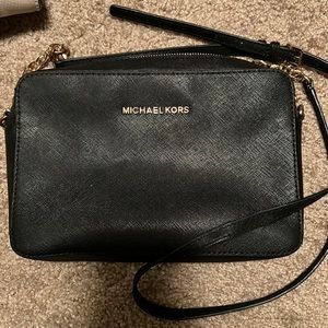 Black & Gold Michael Kors cross body